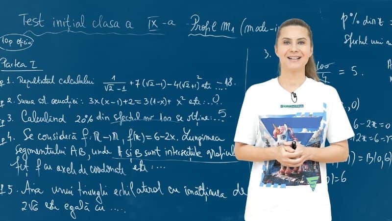 Test evaluare inițială - Model 1