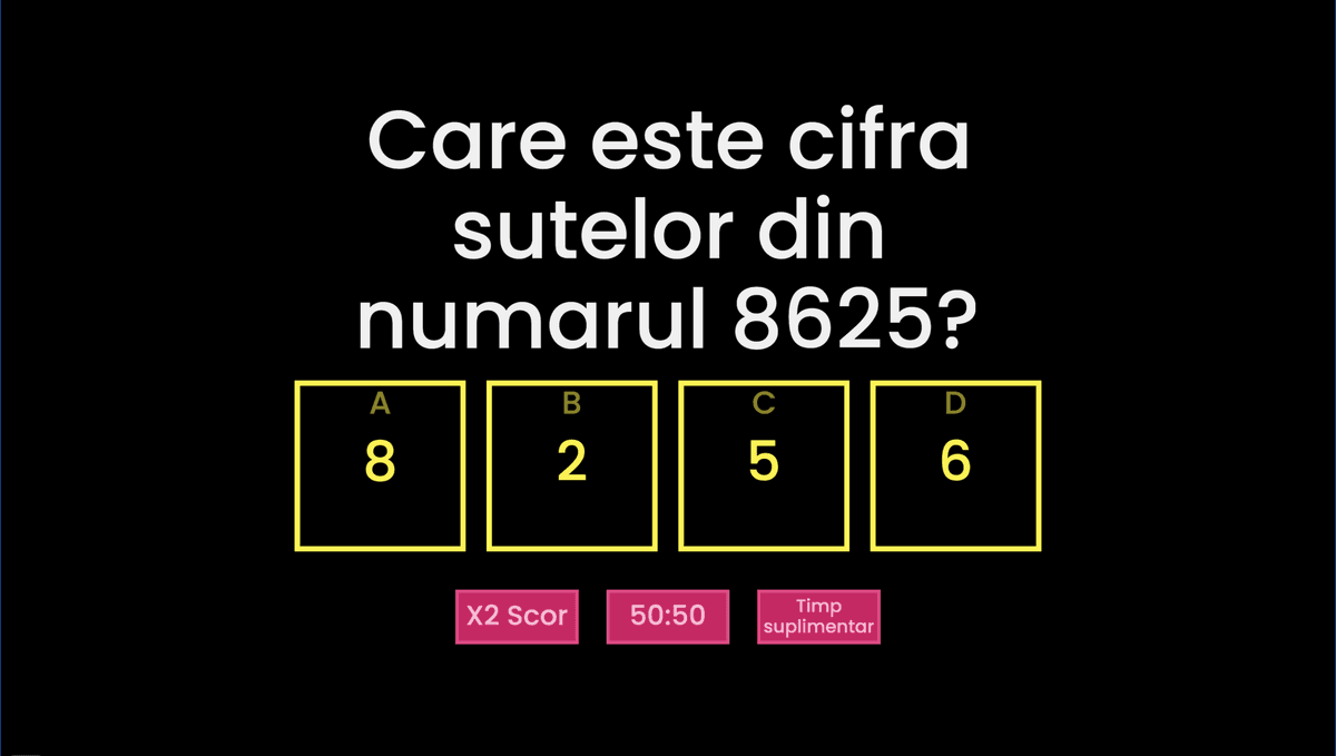 JOC - Formarea, citirea și scrierea numerelor naturale