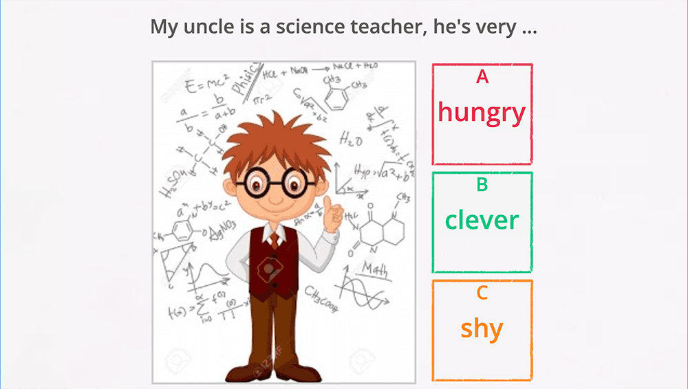 GAME - Adjectives to describe people