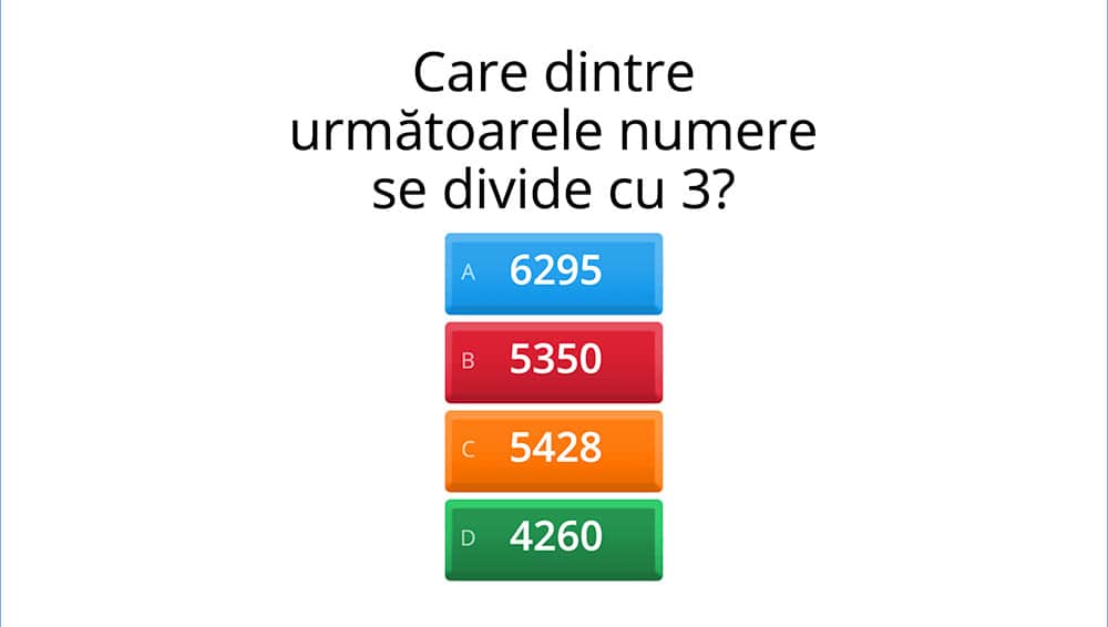 JOC - Criterii de divizibilitate cu 3